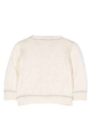 Cardigan in cashwool bianco crema LA STUPENDERIA KIDS | WCCR61802.